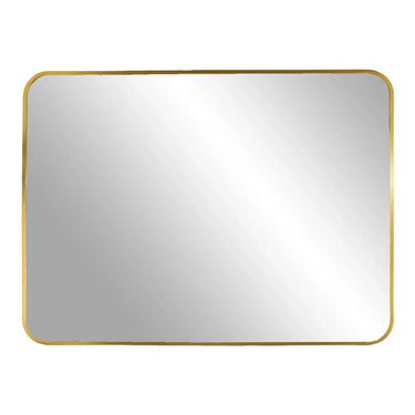 Madrid Wandspiegel mit Aluminiumrahmen – Messingoptik 50×70 cm