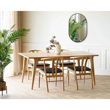Ovaler Wandspiegel Madrid mit Aluminiumrahmen – schwarz, 50 × 80 cm