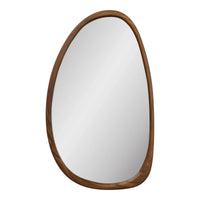 Luxon Wandspiegel met organische vorm - houtlook 38,5×64,5 cm - Mooier Thuis