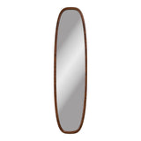 Luxon Passpiegel Ovaal Houtlook 40x150 cm ovale spiegel - naturel - Mooier Thuis