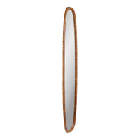 Luxon Passpiegel Ovaal Houtlook 40x150 cm