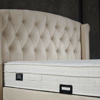 Opbergboxspring Aurora Beige – 180x200 cm