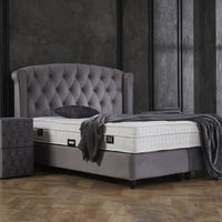 Opbergboxspring Aurora Antraciet – 90x200 cm