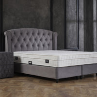 Opbergboxspring Aurora Antraciet – 140x200 cm