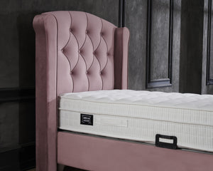 Opbergboxspring Aurora Roze – 90x200 cm