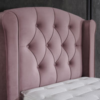 Opbergboxspring Aurora Roze – 90x200 cm