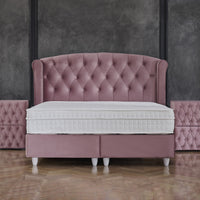 Opbergboxspring Aurora Roze – 180x200 cm