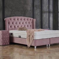 Opbergboxspring Aurora Roze – 180x200 cm