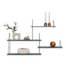 Harlem Wandrek - Groen - Staal/Paulowniahout - 99×17.5×62 cm - staal en paulowniahout - Mooier Thuis