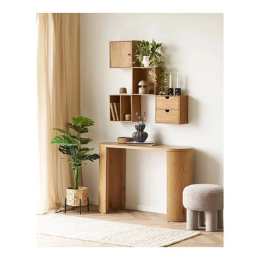 Townsville Hangkast met Lades - Eikenhout