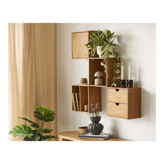 Townsville Wandkast Set van 4 - Naturel/Eikenhout - afbeelding 2