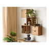 Townsville Wandkast Set van 4 - Naturel/Eikenhout - naturel en bruin - Mooier Thuis