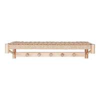House of Nordic Abano Wandkapstok met 5 haken en hoedenplank - Mooier Thuis