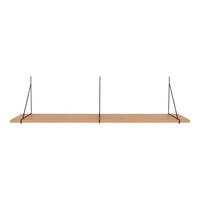 House of Nordic Chiba Wandplank Essenfineer Naturel/Zwart - Mooier Thuis