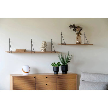 Chiba Wandplank Essenfineer Naturel/Zwart