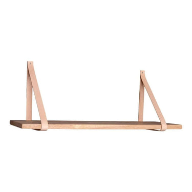 Forno Wandplank Naturel Hout/Leer