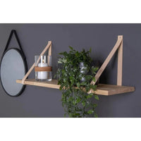 House of Nordic Forno Wandplank Naturel Hout/Leer