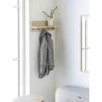 House of Nordic Rocca Wandplank met Haken - Beige/MDF