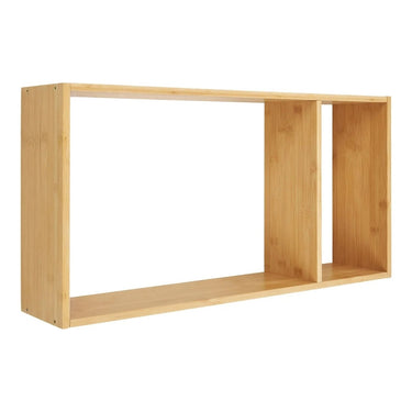 Ember Wandplank 2-vaks – Naturel Bamboe