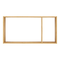 House of Nordic Ember Wandplank 2-vaks – Naturel Bamboe - Mooier Thuis