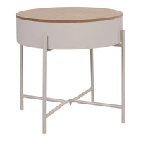 Sisco Bijzettafel melamine beige Ø40 cm - afbeelding 2