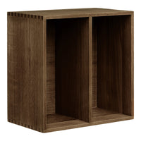Townsville Wandkubus met Verticale Vakken Eiken 30x30 cm