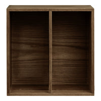 Townsville Wandkubus met Verticale Vakken Eiken 30x30 cm