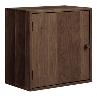 Townsville Wandkastje met Deur Eiken Donkerbruin 30x30 cm