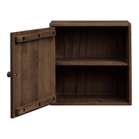Townsville Wandkastje met Deur Eiken Donkerbruin 30x30 cm