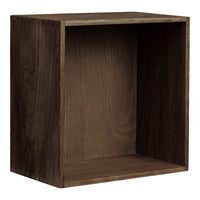 Townsville Wandkubus Eiken Donkerbruin 30x30 cm