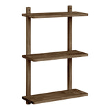 Townsville Wandrek Eiken Donkerbruin 3 Planken 50x75 cm - eikenhout - Mooier Thuis