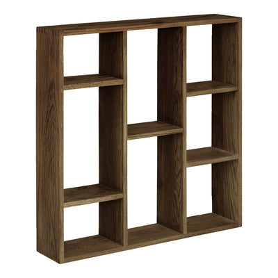 Townsville Vakkenkast Eiken Donkerbruin 70x70 cm