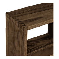 Townsville Vakkenkast Eiken Donkerbruin 70x70 cm