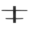 Aliano Wandrek Eiken Zwart Organisch 65x42,5 cm wandplank - eikenhout - Mooier Thuis