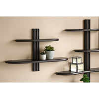 Aliano Wandrek Eiken Zwart Organisch 65x42,5 cm