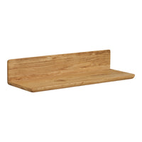 Salina Wandplank Eiken met Opstaande Rand 60 cm