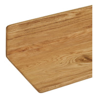 Salina Wandplank Eiken met Opstaande Rand 60 cm