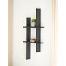 Mostar Wandrek Grenen Zwart 86x38 cm - grenenhout - Mooier Thuis