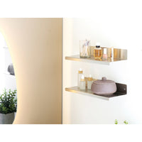 Nagoya Wandplank Roestvrij Staal 40 cm