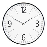 Biel Wandklok zwart/wit met stil uurwerk - zwart en wit - Mooier Thuis