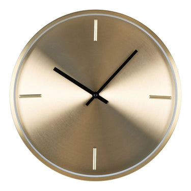 Istanbul Wanduhr aus Aluminium und Gold