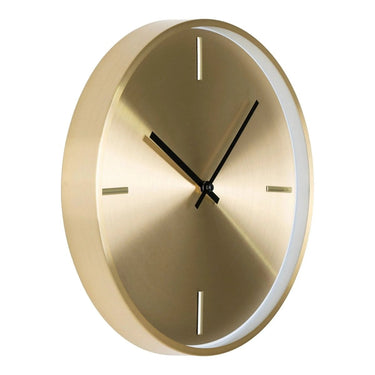 Istanbul Wanduhr aus Aluminium und Gold