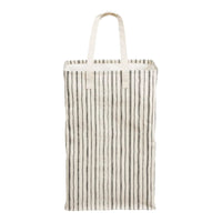 Argos Wasmand van polyester en katoen - beige/zwart - Mooier Thuis