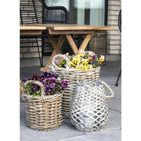 Caor Mandenset van kubu rotan - naturel - set van 4 stuks - afbeelding 2