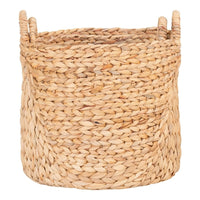 House of Nordic Passo Mandenset rond van waterhyacint - naturel - set van 2 stuks - Mooier Thuis
