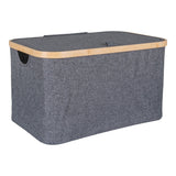 Noto Opbergmand 30×45×25 cm - bamboe en polyester - Mooier Thuis