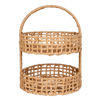 Anadia dienblad - naturel - Ø29 × 39 cm - Mooier Thuis
