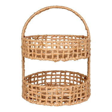 Anadia dienblad - naturel - Ø29 × 39 cm