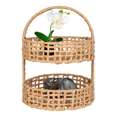 Anadia dienblad - naturel - Ø29 × 39 cm