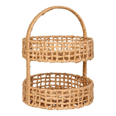 Anadia dienblad - naturel - Ø29 × 39 cm